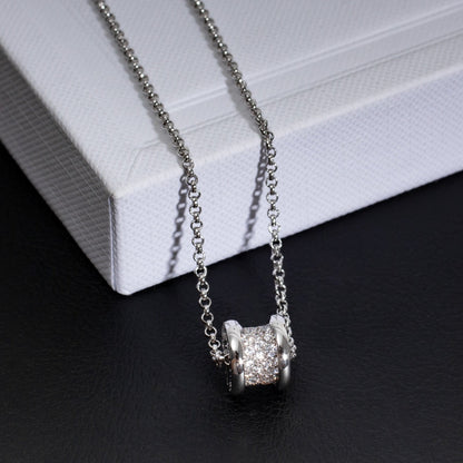 [AURORA]ZERO 1 SILVER DIAMOND NECKLACE
