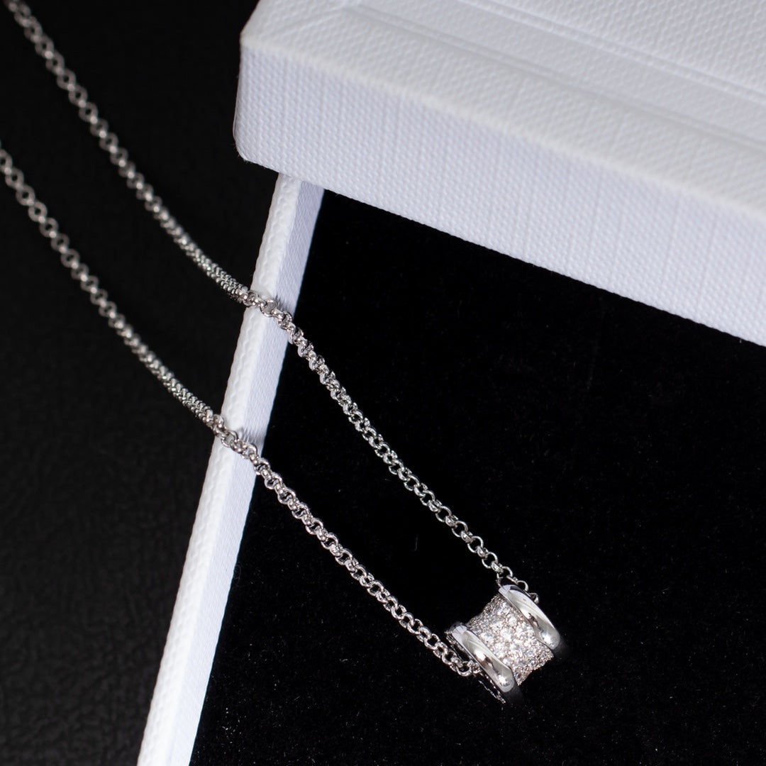 [AURORA]ZERO 1 SILVER DIAMOND NECKLACE