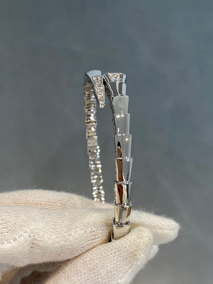 [AURORA]SERPENTI BRACELET DIAMONDS SILVER