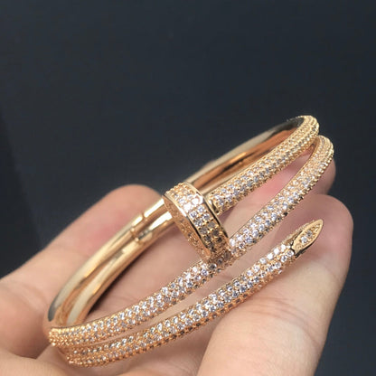 [AURORA]JUSTE BRACELET 3.5MM DOUBLE ROWS DIAMOND