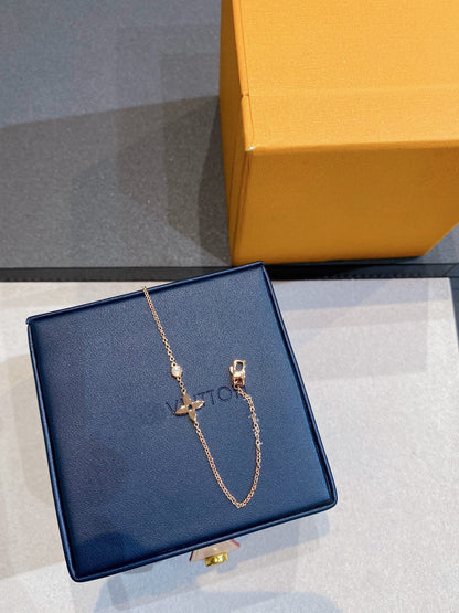 [AURORA]STAR DIAMOND PINK GOLD BRACELET