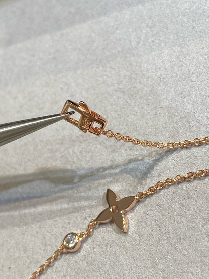 [AURORA]STAR DIAMOND PINK GOLD BRACELET