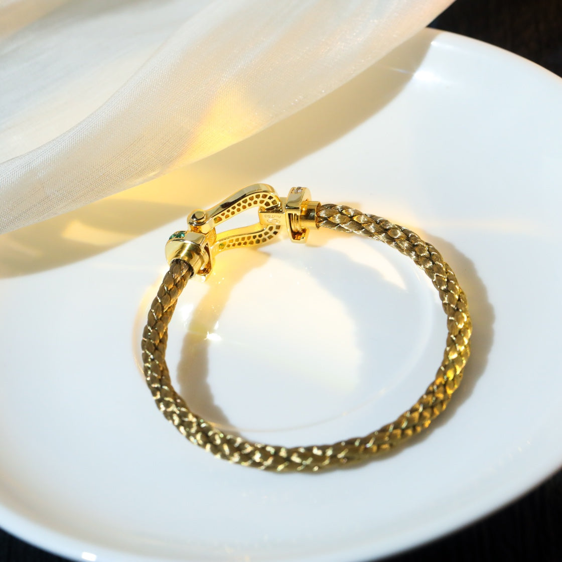 [AURORA]FORCE 10 GOLD GREEN DIAMOND PAVED