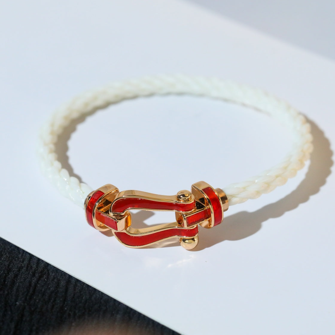 [AURORA]FORCE 10 WHITE TEXTILE DIAMOND PAVED