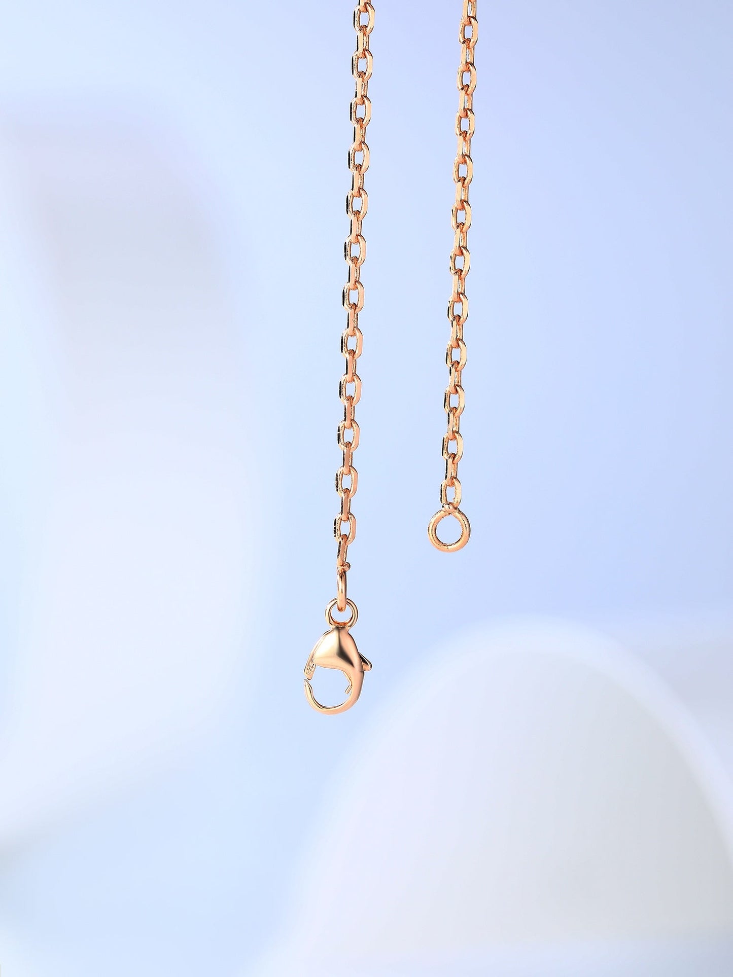[AURORA]H CAGE PINK GOLD NECKLACE