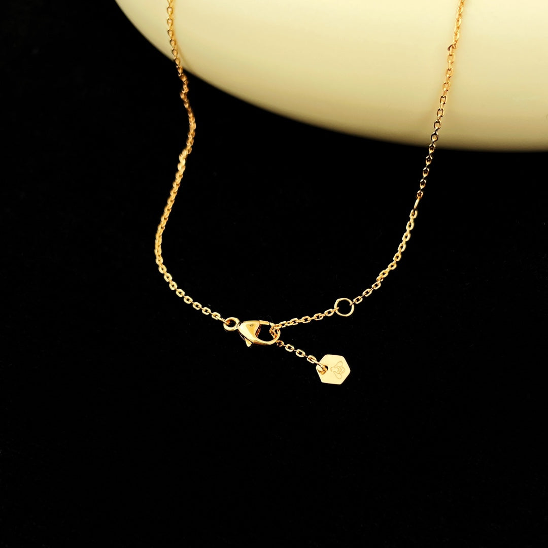 [AURORA]BEE MINI PEDANT DIAMOND NECKLACE