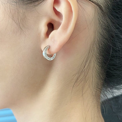 [AURORA]LOVE DIAMOND EARRINGS