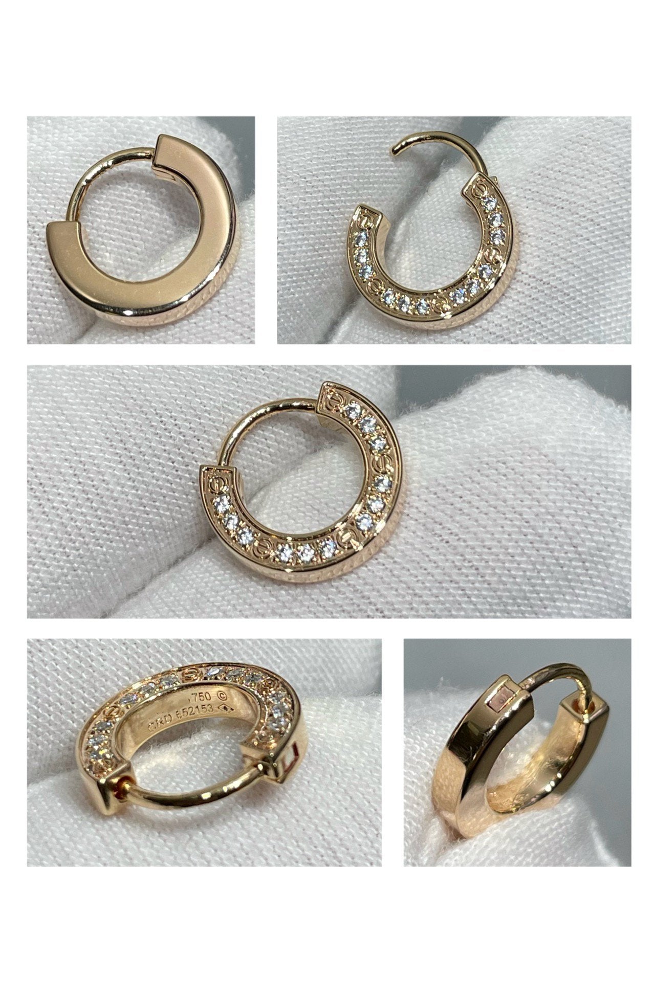 [AURORA]LOVE DIAMOND EARRINGS