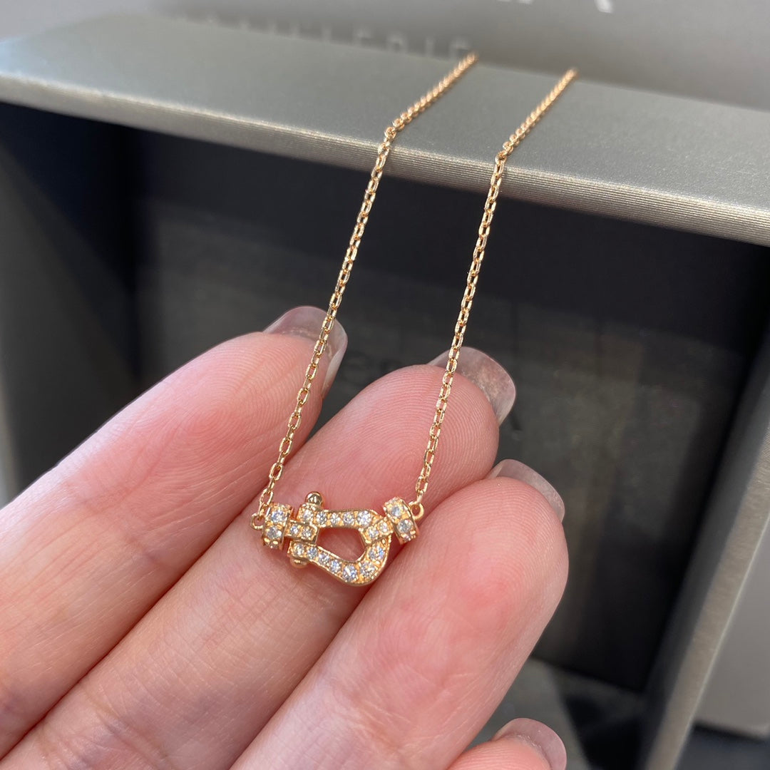 [AURORA]FORCE 10 DIAMOND PINK GOLD NECKLACE MINI MODEL