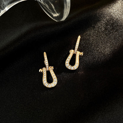 [AURORA]FORCE 10 FULL DIAMOND DROP EARRINGS MEDIUM MODEL