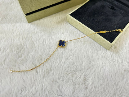 [AURORA]CLOVER 1 MOTIF PIETERSITE BRACELET