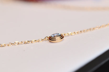 [AURORA]DAMOUR DIAMOND NECKLACE