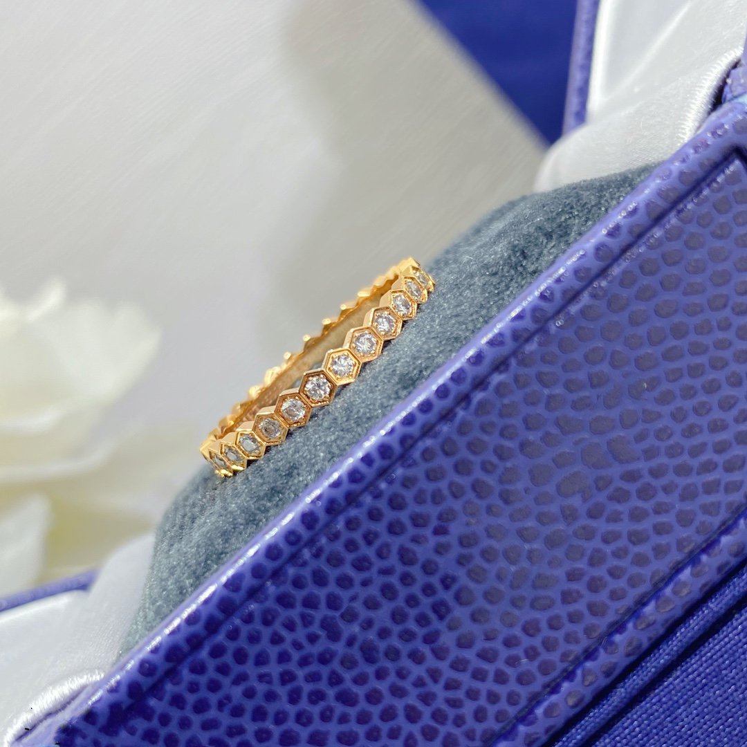 [AURORA]BEE LOVE DIAMOND PAVED SMALL RING