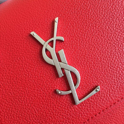 SUNSET 22 HANDBAG IN CHERRY RED CALFSKIN