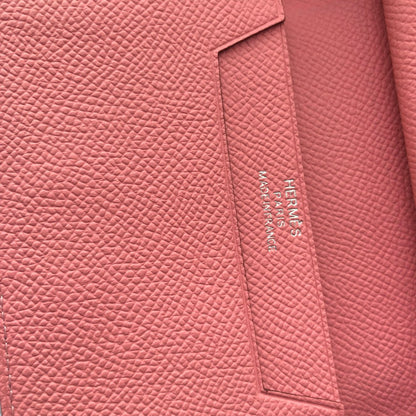 BEARN COMPACT WALLET 12 IN BLUSH PINK EPSOM LEATHER