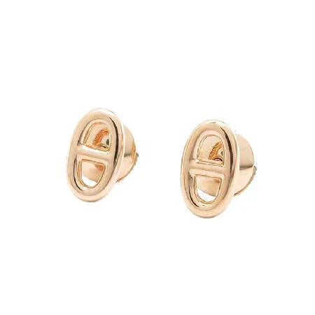 [AURORA]CHAINE SMALL EARRINGS GOLD AND SILVER