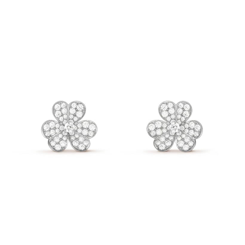 [AURORA]CLOVER COMOS DIAMOND EARRINGS SILVER