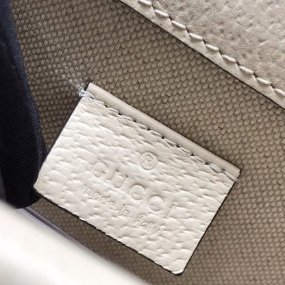 DYONYSUS SHOULDER BAG 20 IN WHITE CALFSKIN SILVER HARDWARE