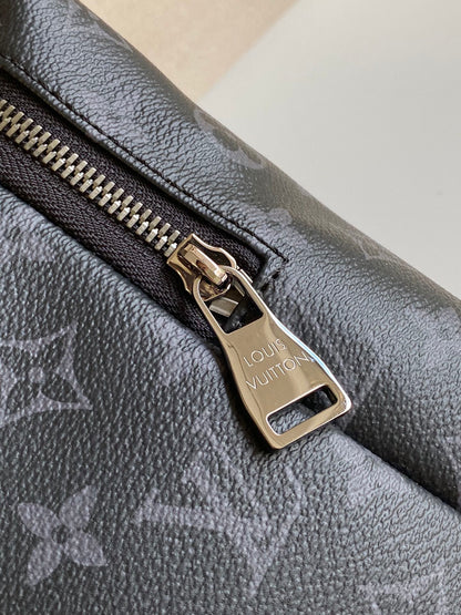 BACKPACK 40 IN GUN METAL MONOGRAM ECLIPSE CANVAS