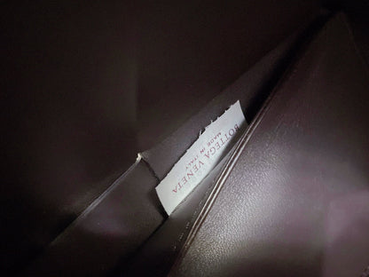 SMALL ARCO TOTE 30 IN MORTAR PURPLE LAMBSKIN