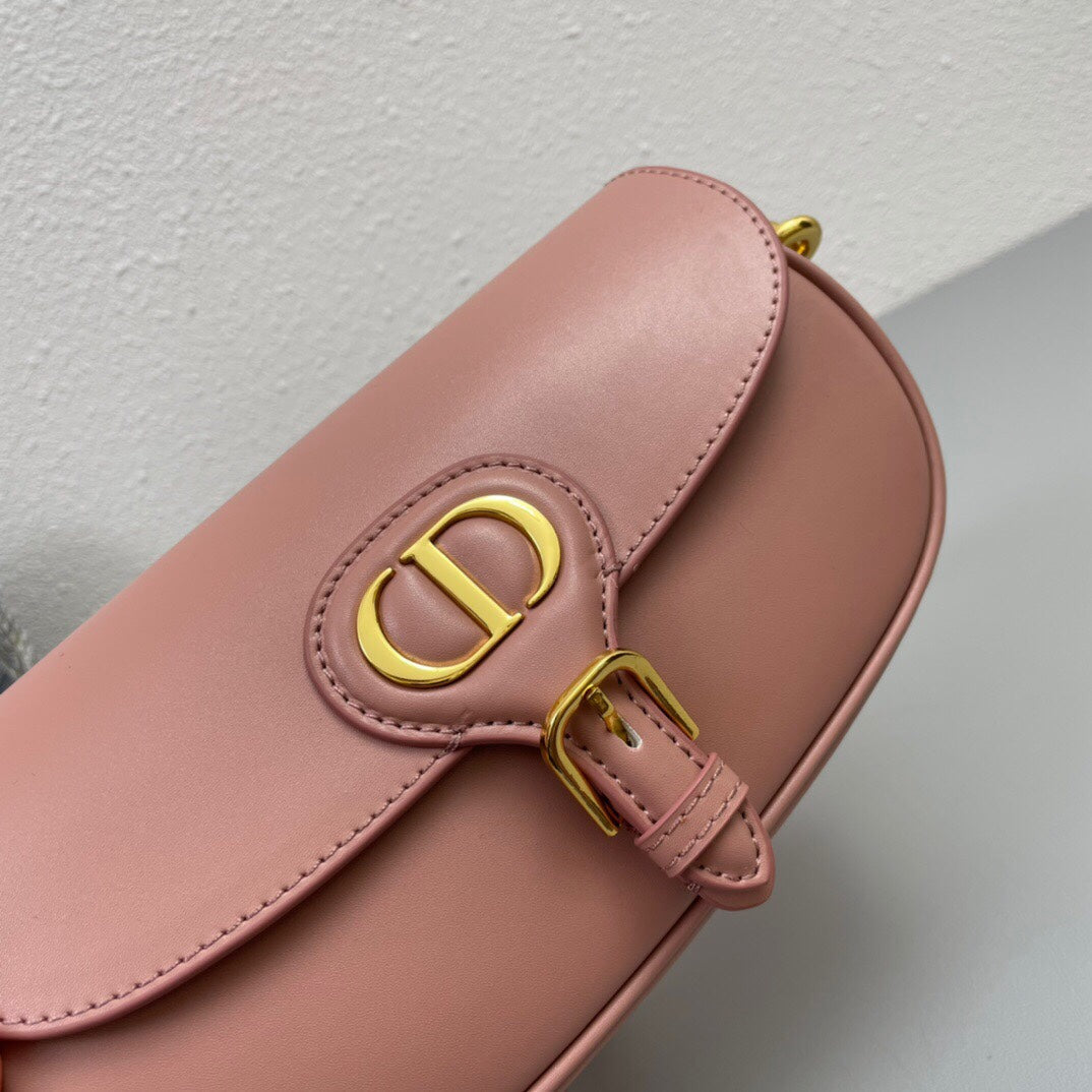 MINI BOBBY EAST-WEST 20 BAG IN ROSE PINK CALFSKIN