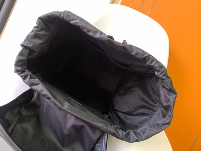 DISCOVERY BACKPACK 54 IN BLACK EMBOSSED MONOGRAM CALFSKIN