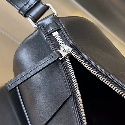 CYLINDER CASSETTE 30 IN BLACK CALFSKIN