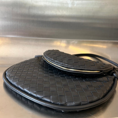 MEDIUM GEMELLI 36 BLACK LAMBSKIN