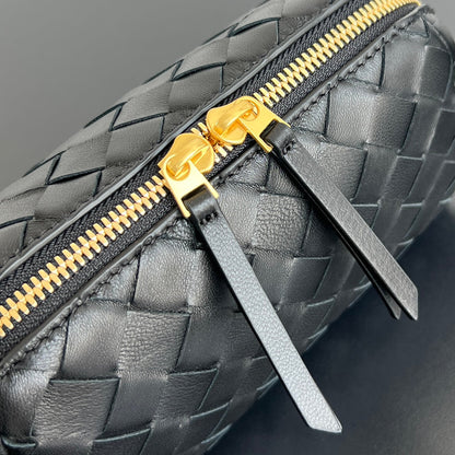 CONCERT POUCH 18 IN BLACK LAMBSKIN