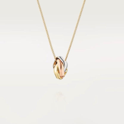 [AURORA]TRINITY NECKLACE GOLD SMALL MODEL