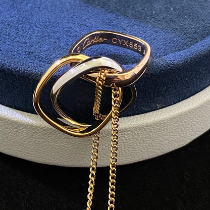 [AURORA]TRINITY NECKLACE GOLD SMALL MODEL