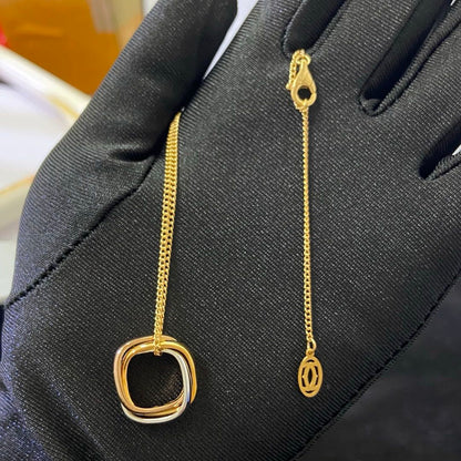 [AURORA]TRINITY NECKLACE GOLD SMALL MODEL