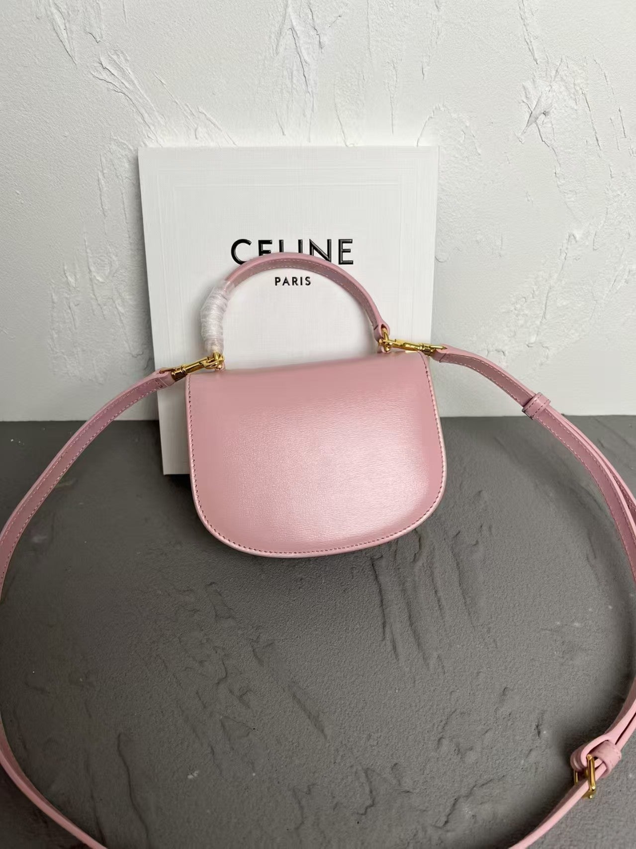 Mini Sakura Pink Saddle Bag