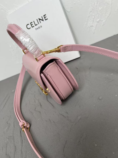 Mini Sakura Pink Saddle Bag