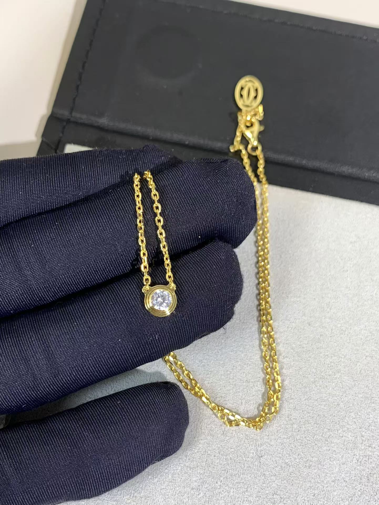 [AURORA]DAMOUR DIAMOND NECKLACE