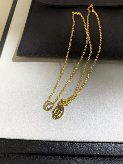 [AURORA]DAMOUR DIAMOND NECKLACE