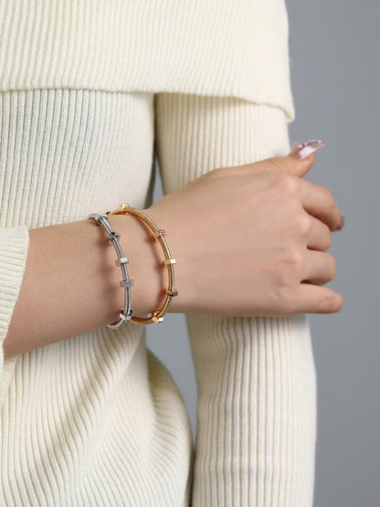 [AURORA]SCREW NUT BRACELET