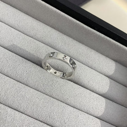 [AURORA]LOVE RING 3.6MM 8 DIAMONDS