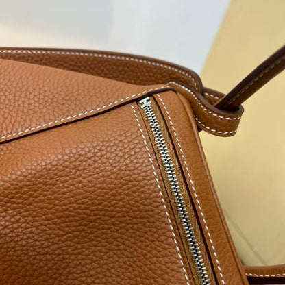 Lindy 26 Bag Gold Brown Silver Buckle