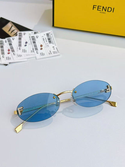 Double F frameless sunglasses