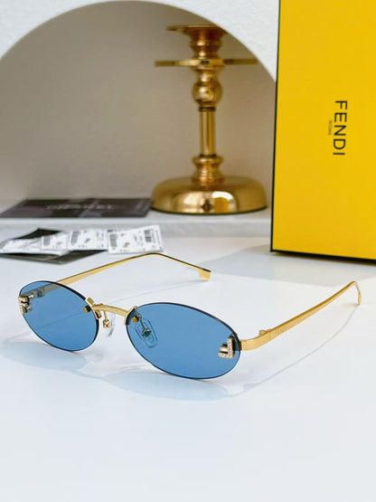 Double F frameless sunglasses