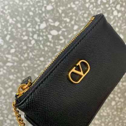 VA GARAVANI SUPERSTAR LEATHER KEY CASE