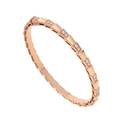[AURORA]SERPENTI SMALL BRACELET PINK GOLD DIAMOND