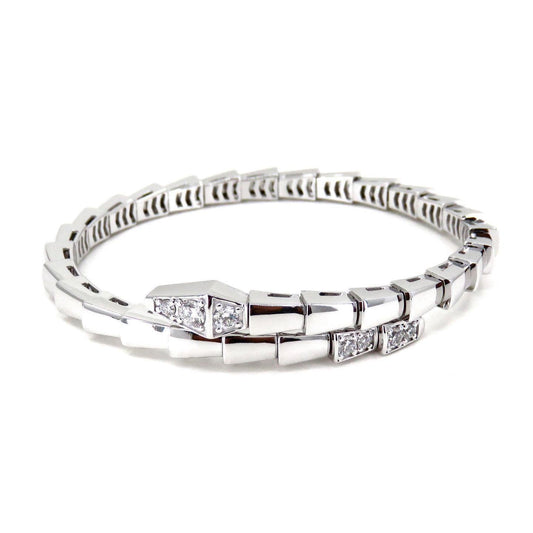 [AURORA]SERPENTI BRACELET DIAMONDS SILVER