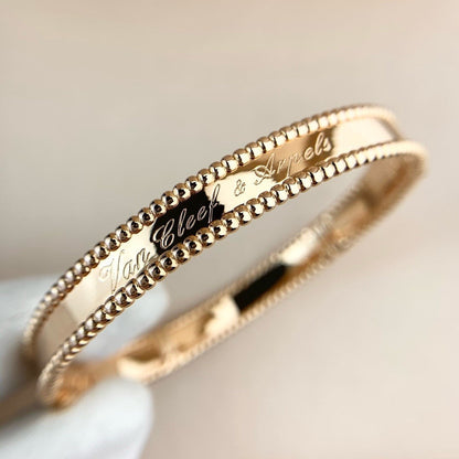 [AURORA]CLOVER BRACELET ENGRAVING SERIES