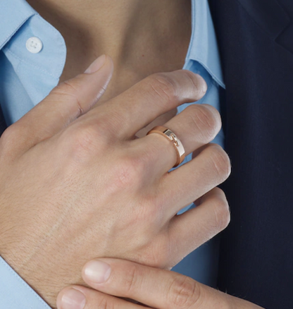 [AURORA]ALLIANCE LIENS VIDENCE 4MM RING