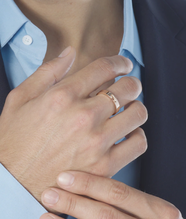 [AURORA]ALLIANCE LIENS VIDENCE DIAMOND 4MM RING