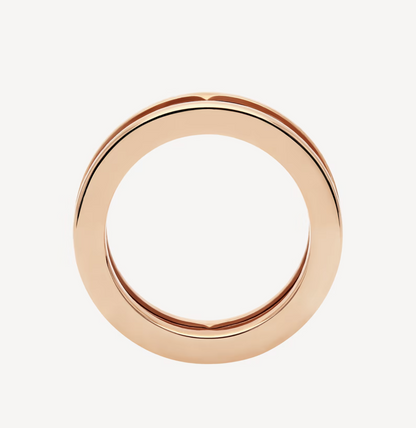 [AURORA]ZERO 1 ONE-BAND WITH OPENWORK LOGO SPIRAL RING