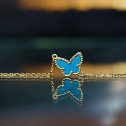[AURORA]BUTTERFLY TURQUOISE BUTTERFLY BRACELET