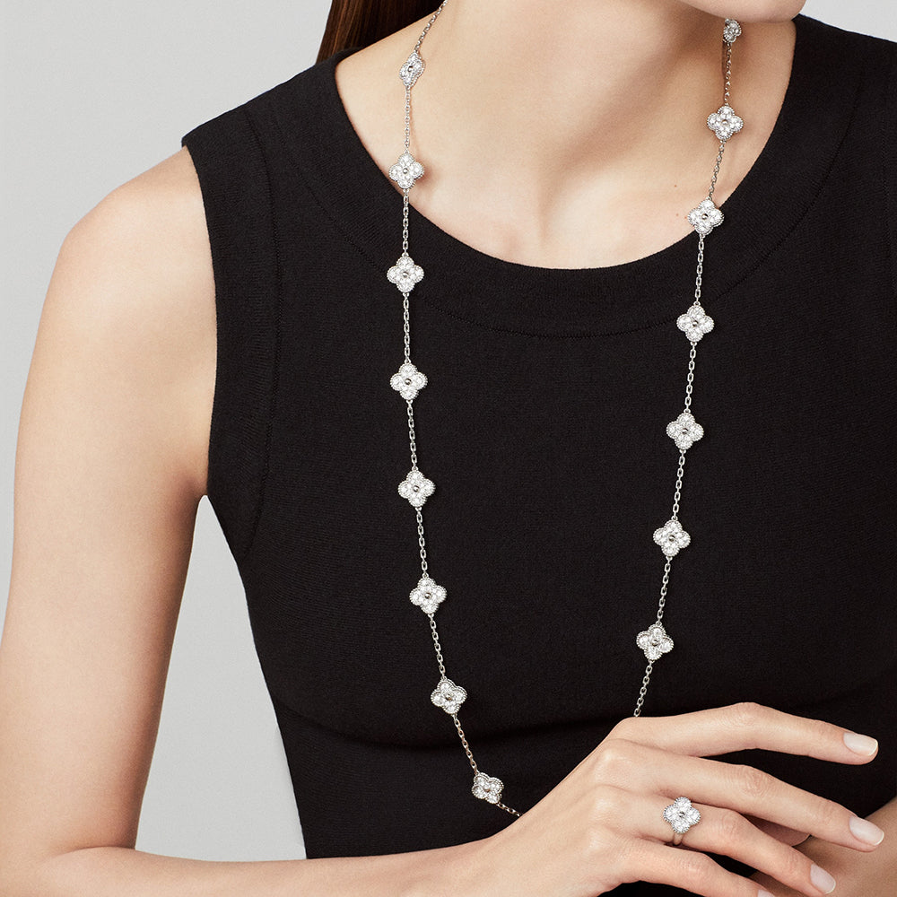 [AURORA]CLOVER 20 MOTIFS  LASER SILVER